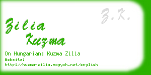 zilia kuzma business card